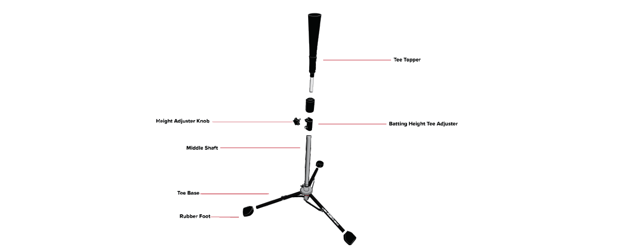 Replacement Parts - Tripod Batting Tee