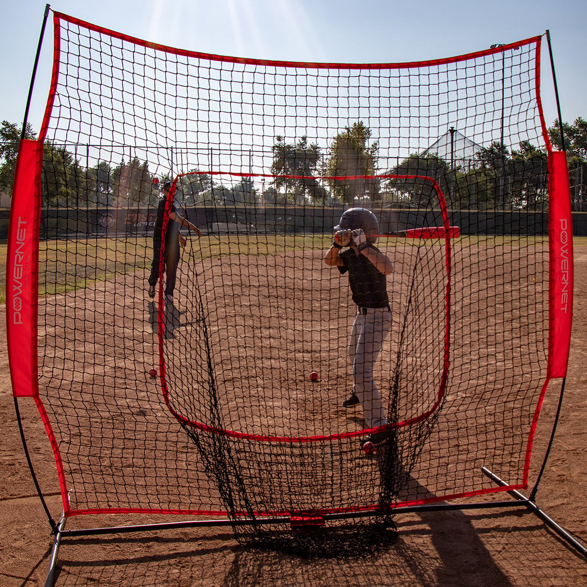 The Original 7x7 FT Baseball Softball Training Net Baseball PowerNet