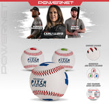 Pitch Vision Training Baseballs 3 OR 9 Pack | 4 Numbered Sides | Multicolored