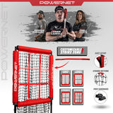 Pitching Zone Pro Custom Strike Zone Net TrainingNets by PowerNet