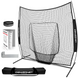 The Original 7x7 FT Baseball Softball Training Net Baseball PowerNet Black