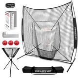 7x7 FT Baseball Softball Deluxe Training Kit sports PowerNet Black