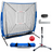 5x5 FT Baseball Softball Net Bundle | Strikezone & Tee sports PowerNet Royal Blue