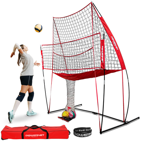 Portable Volleyball Training Station Net Sports PowerNet