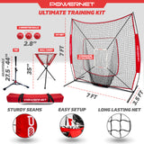 7x7 FT Ultimate Training Net Kit Sports PowerNet