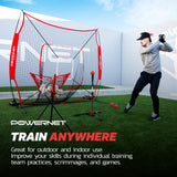 7x7 FT Ultimate Training Net Kit Sports PowerNet