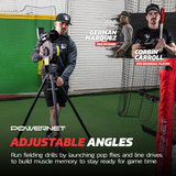 Launch F-Lite Pitching Machine | Simulates up to 90 MPH Pitching Machine PowerNet