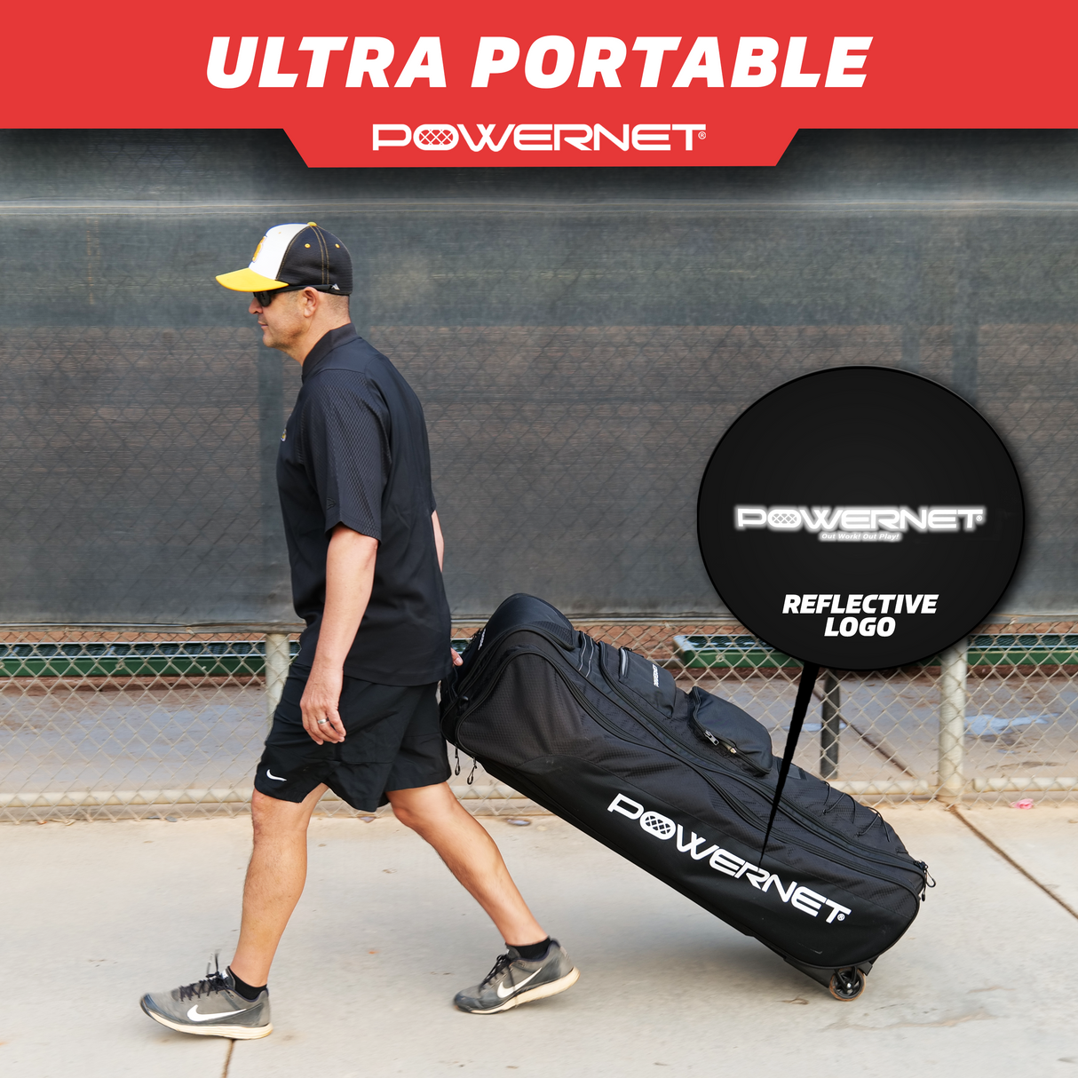 All Gear Transporter Baseball Rolling Duffle Travel Bag