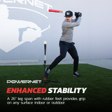 Tripod Batting Tee | 2 Styles Baseball Practice Nets PowerNet