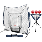 7x7 FT Baseball Softball Deluxe Training Kit sports PowerNet Navy