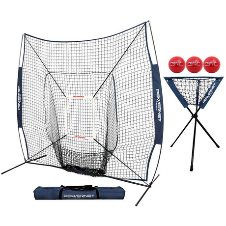 7x7 FT Baseball Softball Deluxe Training Kit