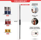 Compact Power Bar | Weighted Tube with Interchangeable Weights TrainingNets by PowerNet