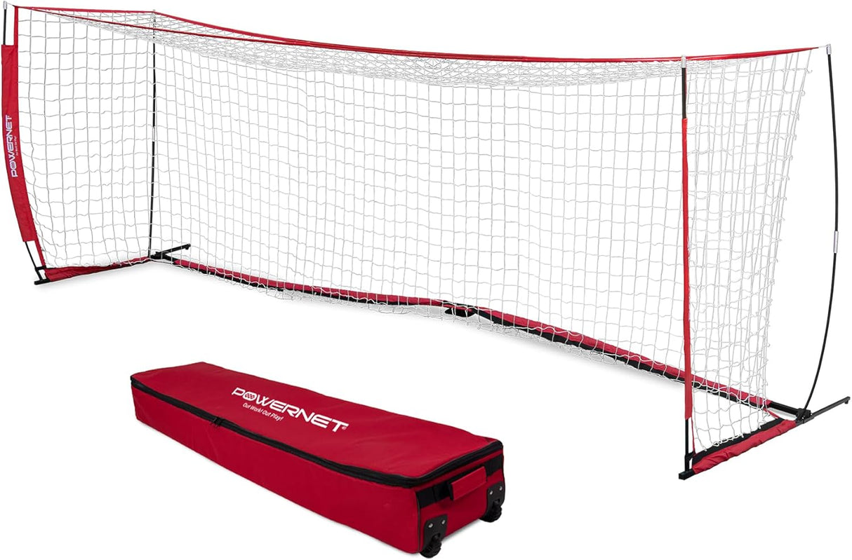 Portable 21x7 FT Soccer Goal TrainingNets by PowerNet