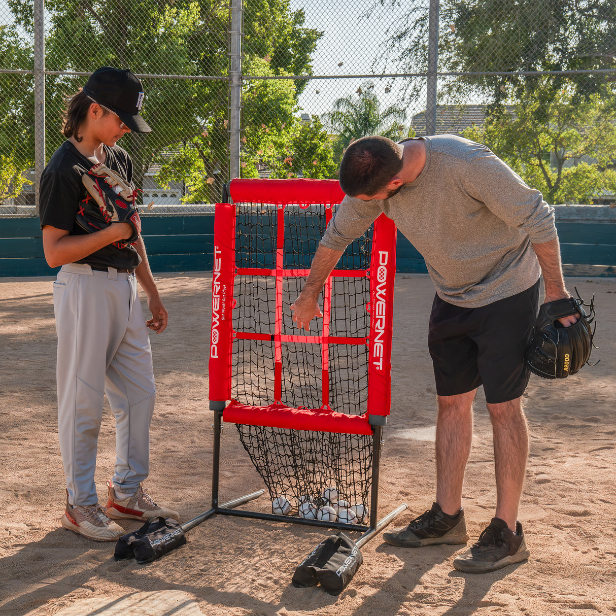 Pitching Zone Pro Custom Strike Zone Net TrainingNets by PowerNet