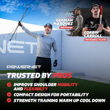 Compact Power Bar | Weighted Tube with Interchangeable Weights TrainingNets by PowerNet