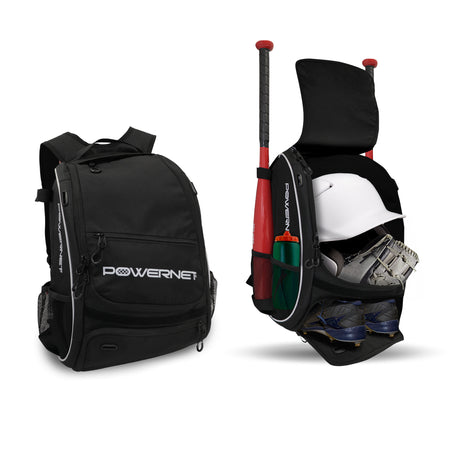 Youth Starter Backpack Dual Bat and Cleat Carrier