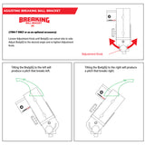 Breaking Ball Bracket Attachment for Launch F-lite Pitching TrainingNets by PowerNet