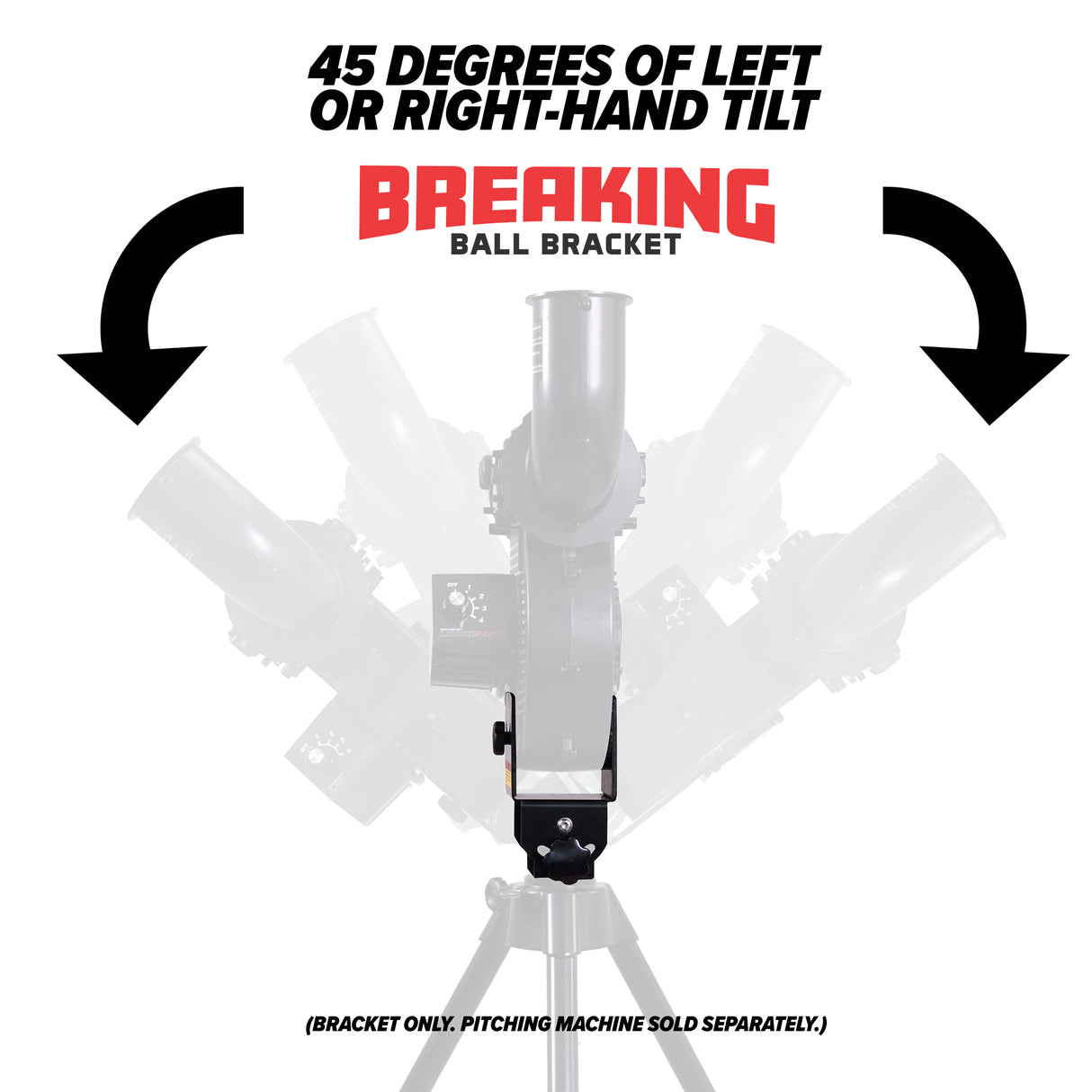 Breaking Ball Bracket Attachment for Launch F-lite Pitching