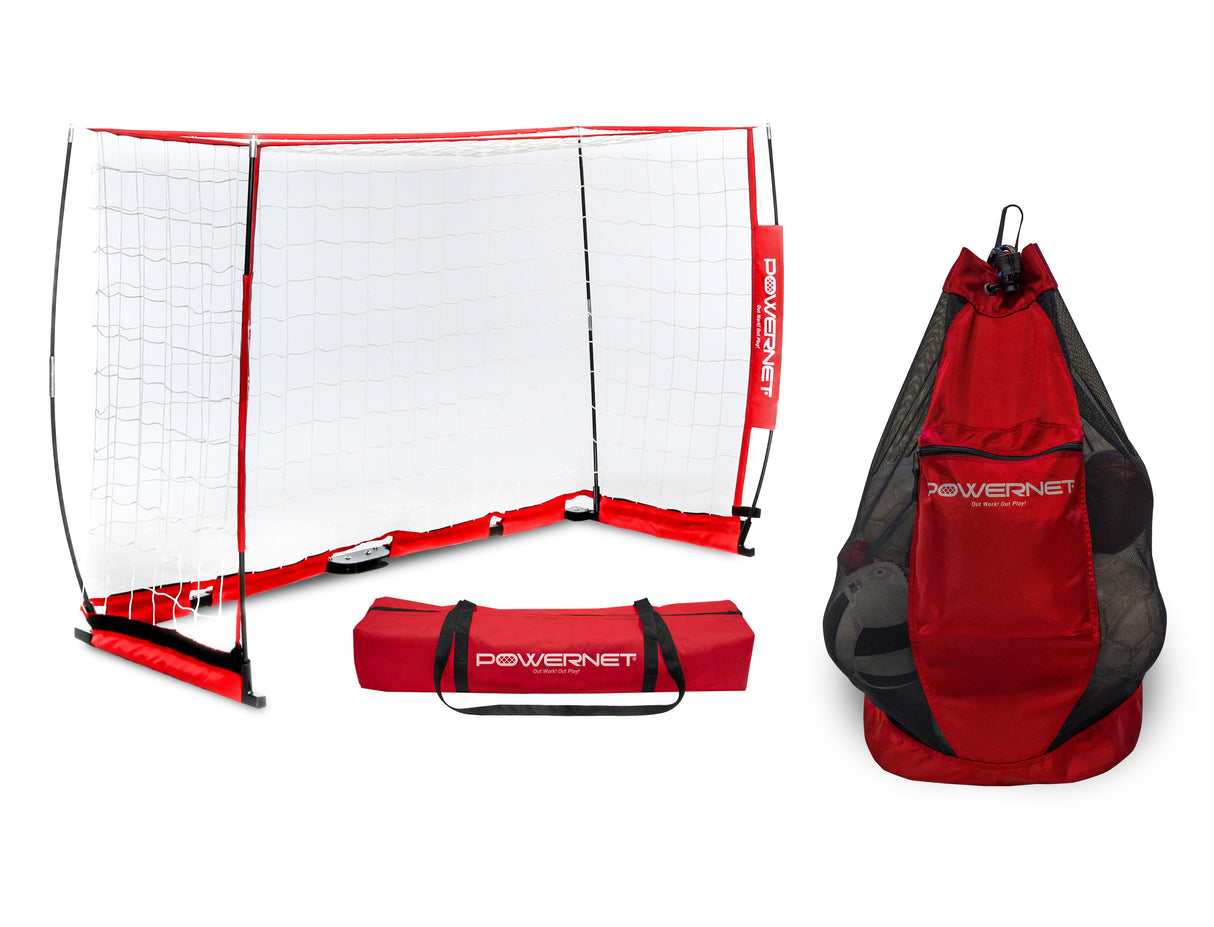 Soccer Goal and Ball Carry Bag Bundle