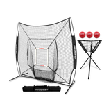 7x7 FT Baseball Softball Deluxe Training Kit sports PowerNet Black