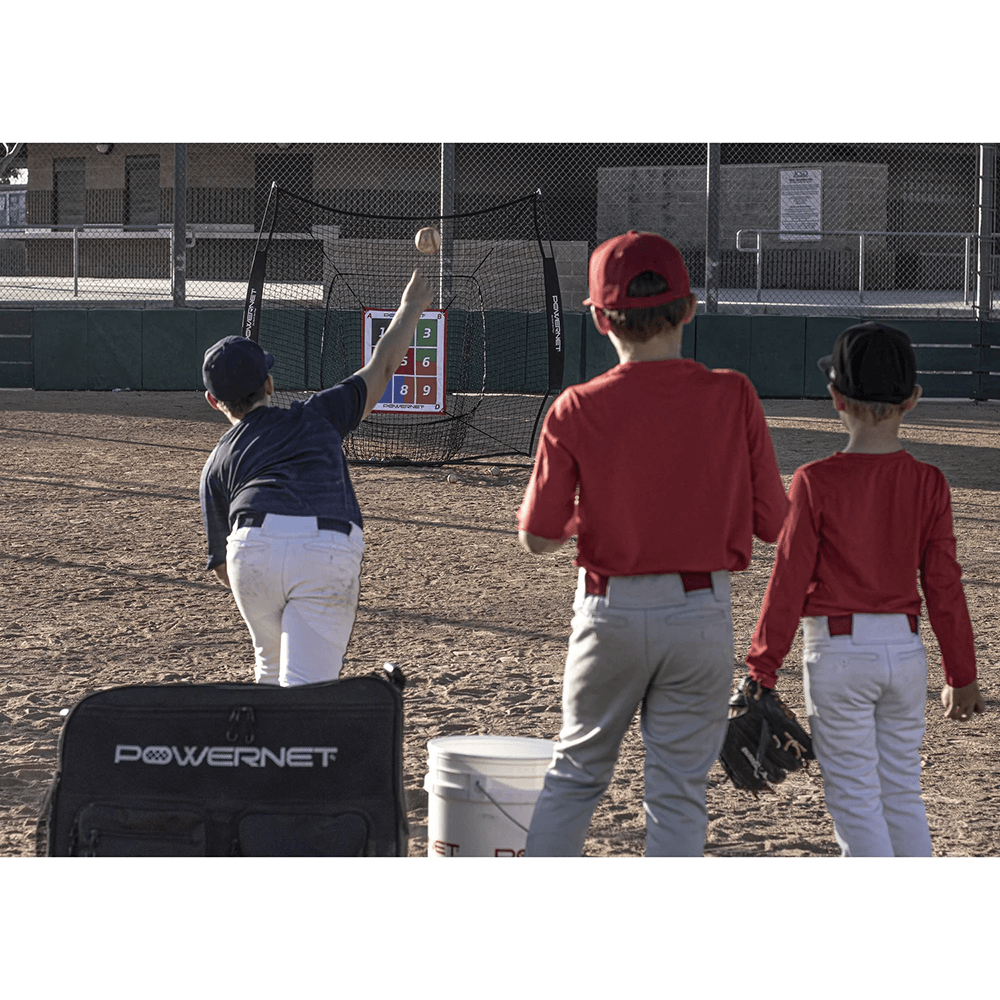 Numbered Pitching Trainer Pad Pitching Pad PowerNet