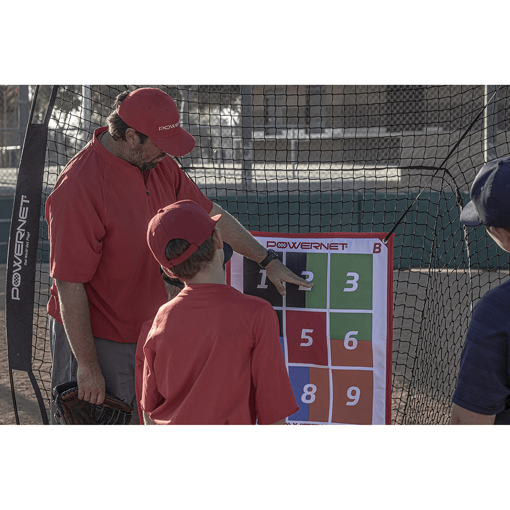 Numbered Pitching Trainer Pad