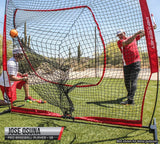 Pro 8x8 FT Baseball Softball One Piece Portable Training Net