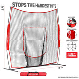 8x8 FT Baseball Softball Portable Training Net