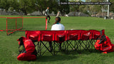 6 Seater Team Bench Portable Folding Chair