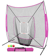 7x7 DLX 2.0 System Practice Net System sports PowerNet Pink