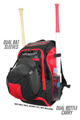 Baseball Softball Backpack XL | Choose from 3 Colors Red Black Blue