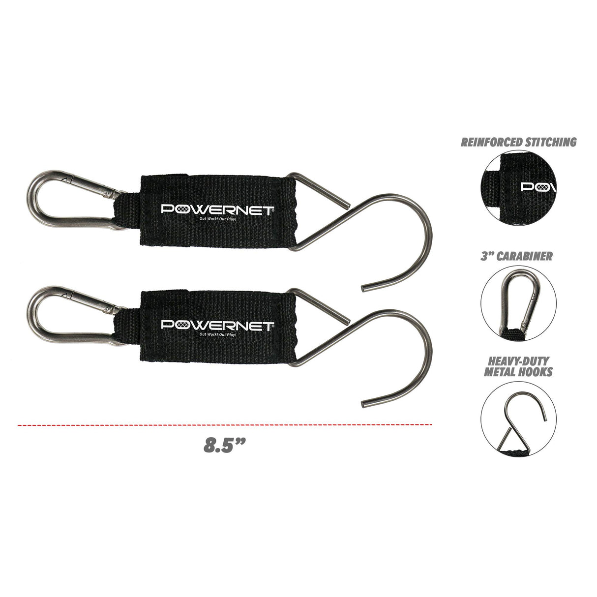 Fence Hook 2 Pack Sports PowerNet