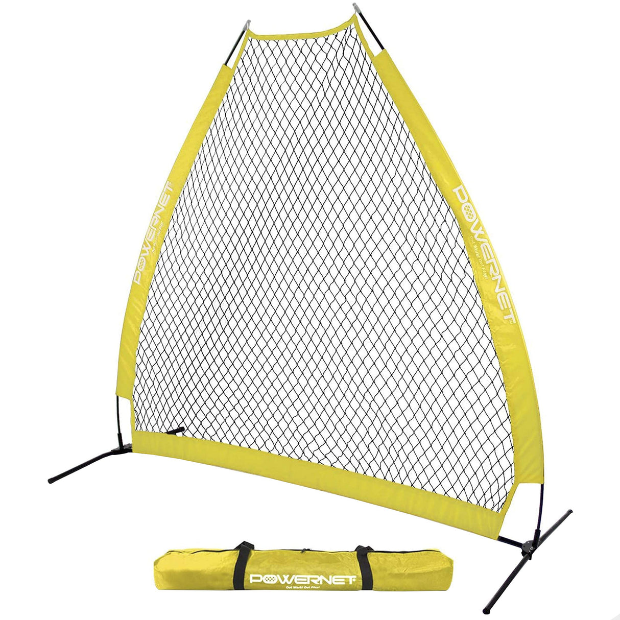 7 FT A-Frame Screen Portable Baseball Softball Training Net