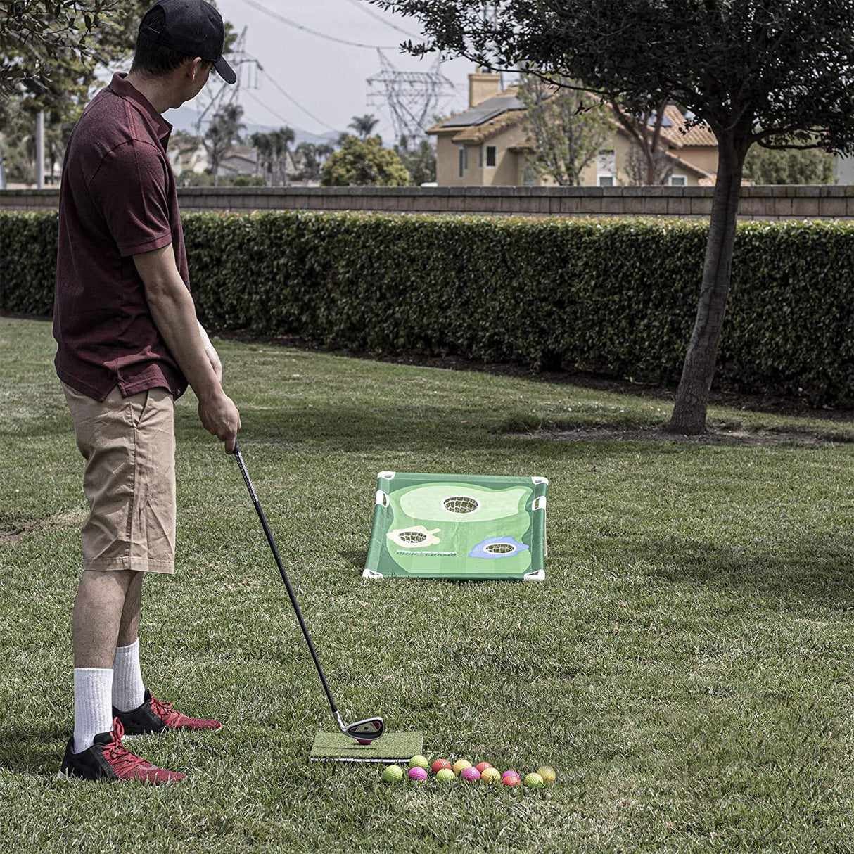 Chip Champ Golf Portable Cornhole Game