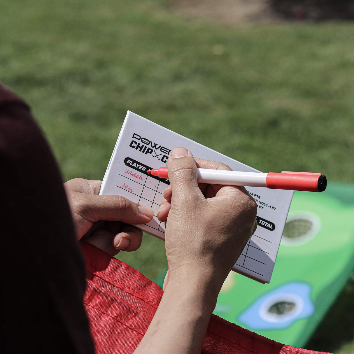 Chip Champ Golf Portable Cornhole Game