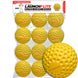 12 Pack Launch F-lite Ultra Light Dimpled Training Balls for Pitching Machine | (Yellow or White)