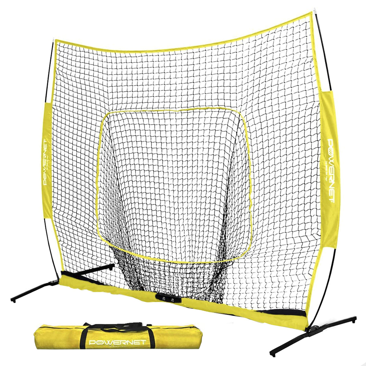 Pro 8x8 FT Baseball Softball One Piece Portable Training Net