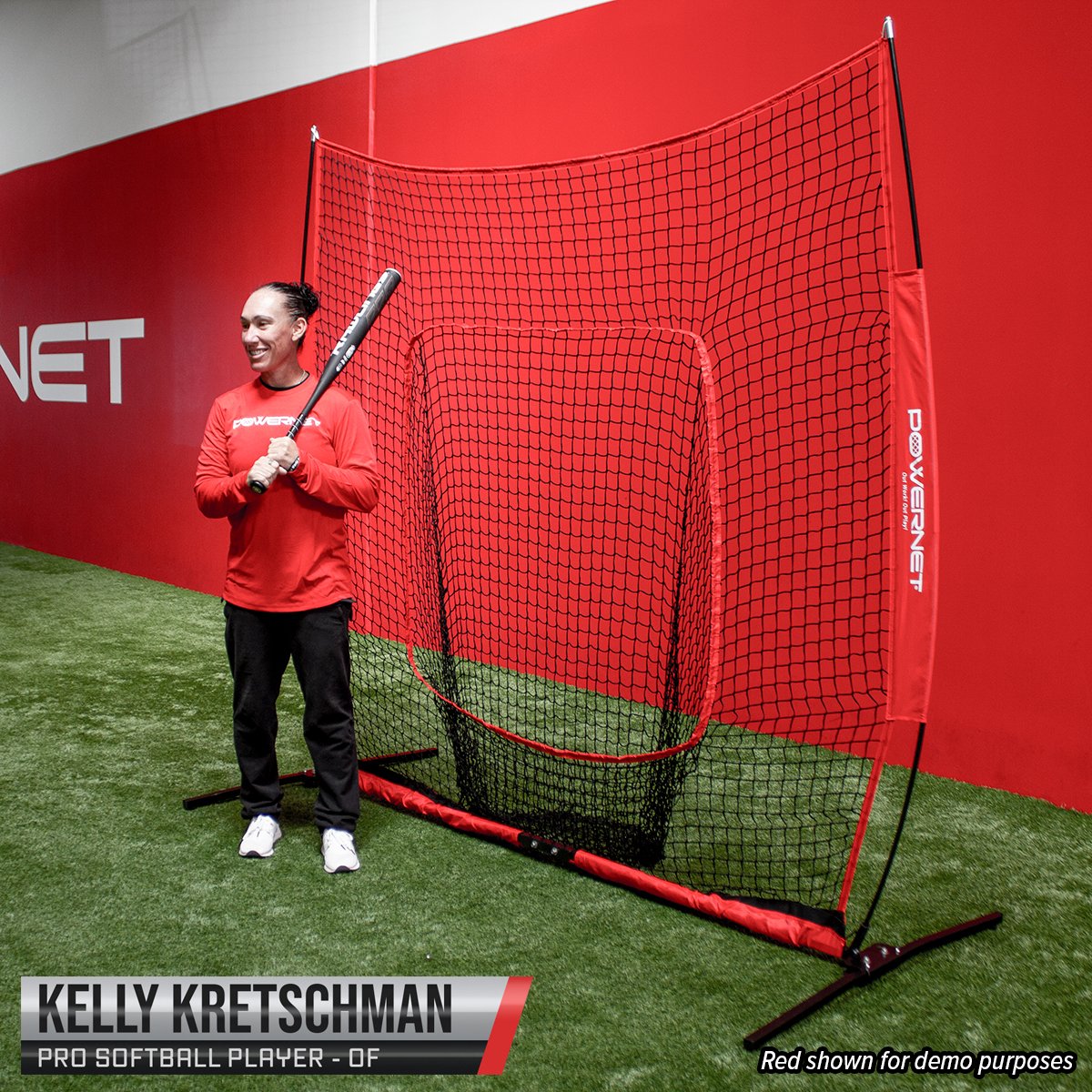 Pro 7x7 FT Baseball Softball One Piece Portable Training Net