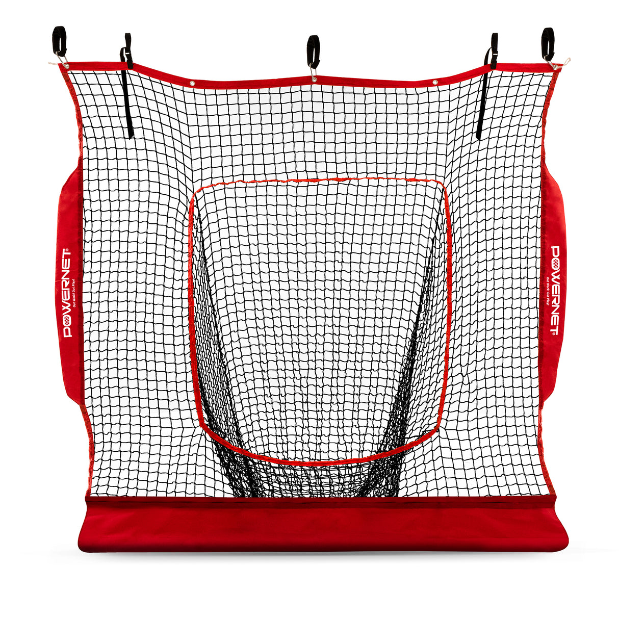 Hanging Dual Practice Net (Net Only) | Hang From Garage