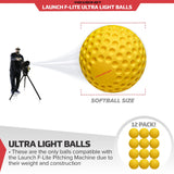 Launch F-lite Ultra Light Pitching Machine Balls | Baseball or Softball balls PowerNet