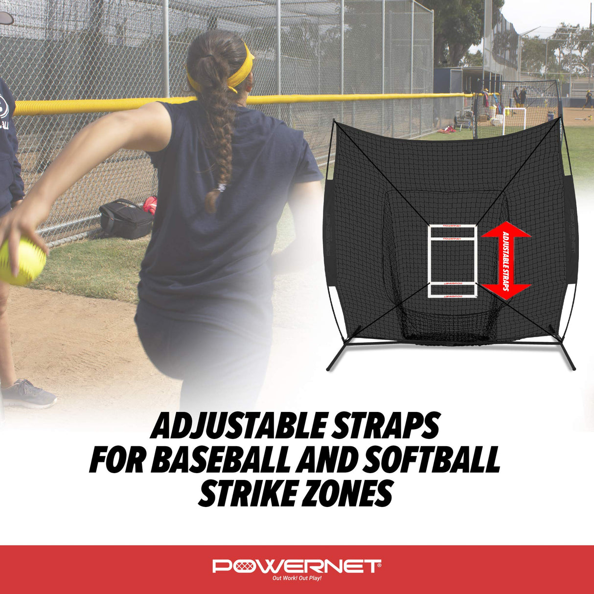 Strike Zone Attachment for 7x7 Net Sports PowerNet