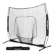 Pro 7x7 FT Baseball Softball One Piece Portable Training Net