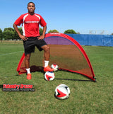 Popup Soccer Goals Portable Net 2 Goals + 1 Carrying Bag