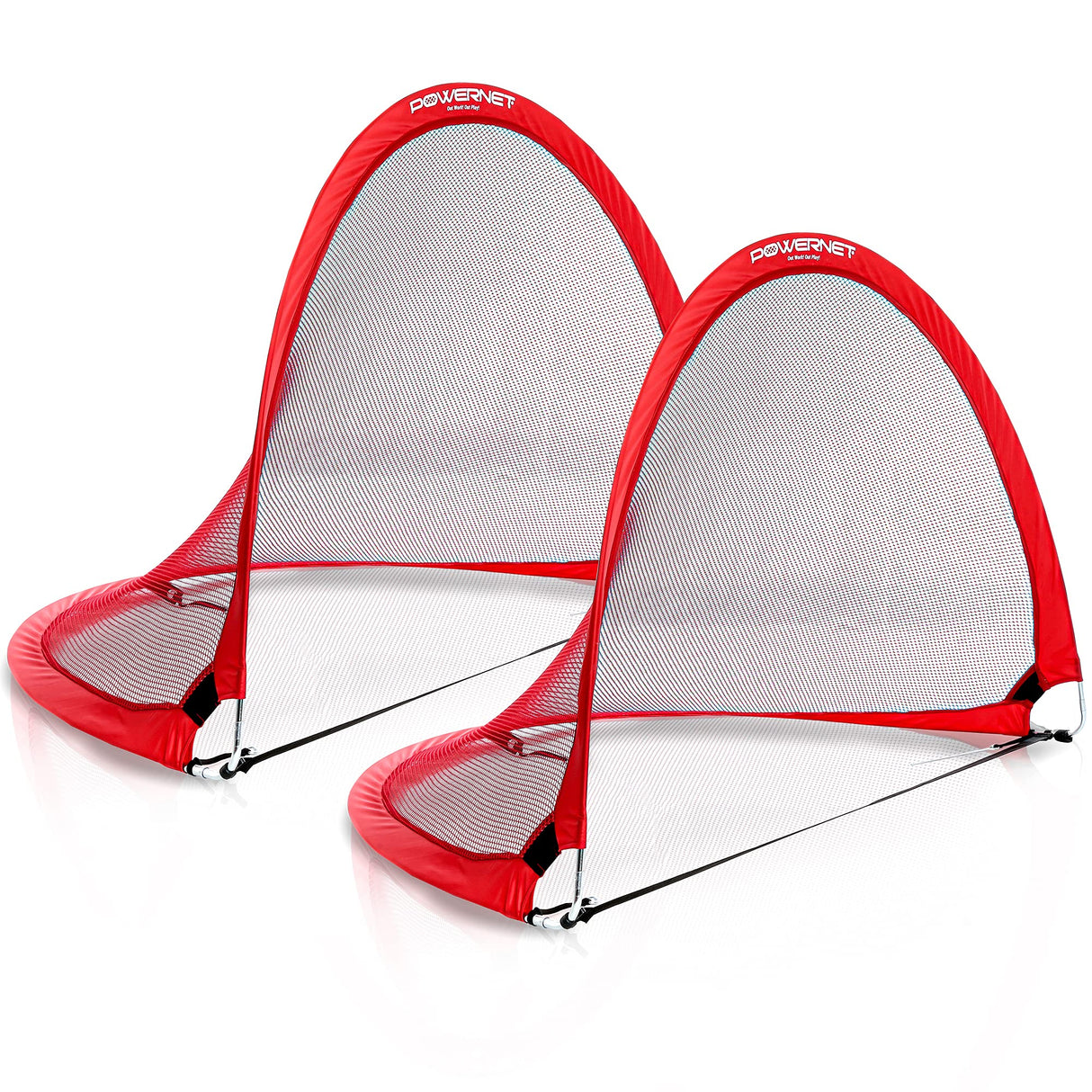 Popup Soccer Goals Portable Net 2 Goals + 1 Carrying Bag