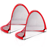 Popup Soccer Goals Portable Net 2 Goals + 1 Carrying Bag