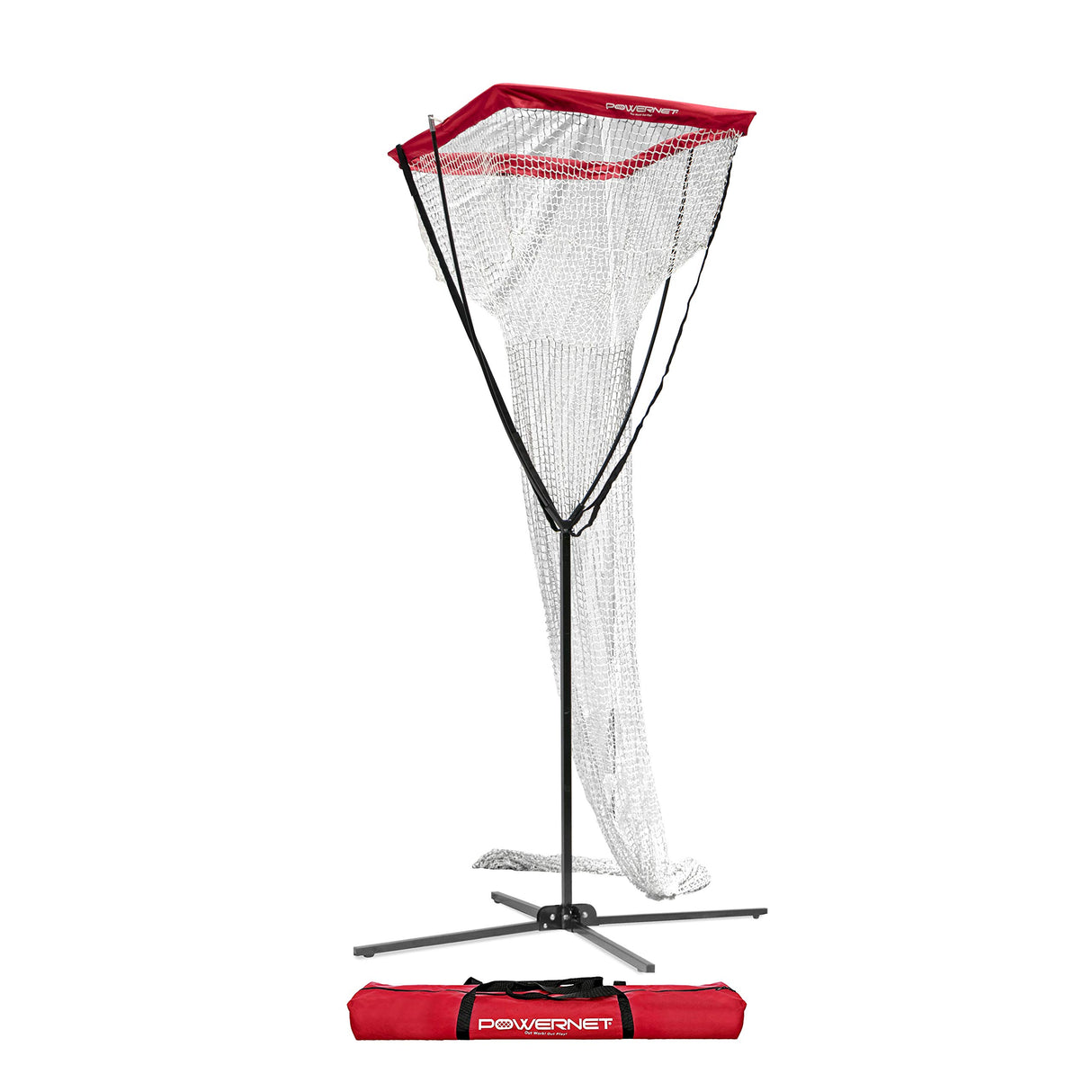 Portable Volleyball Setter Trainer Net | Adjustable Height & Basket Angle