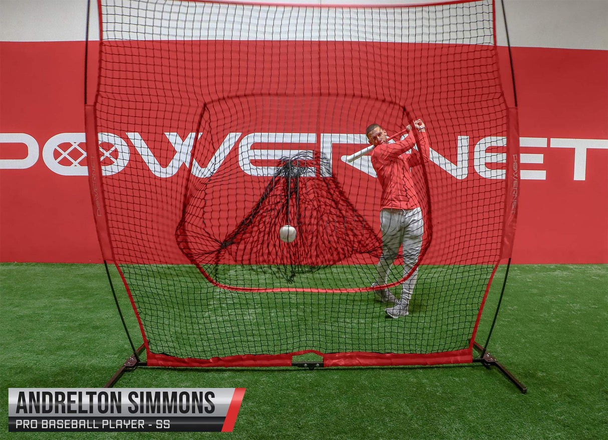 8x8 PRO Hitting Net and Barrier Screen Combo Sports PowerNet