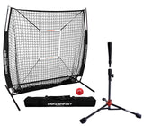 5x5 FT Baseball Softball Net Bundle | Strikezone & Tee