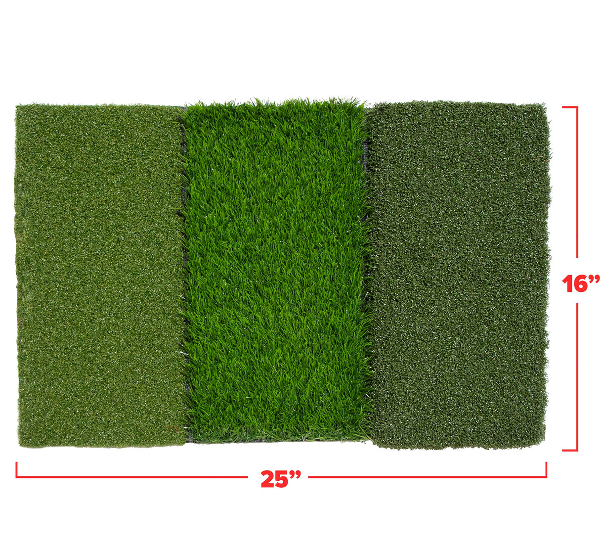 Golf Hitting Mat | Artificial Tri-Turf Grass