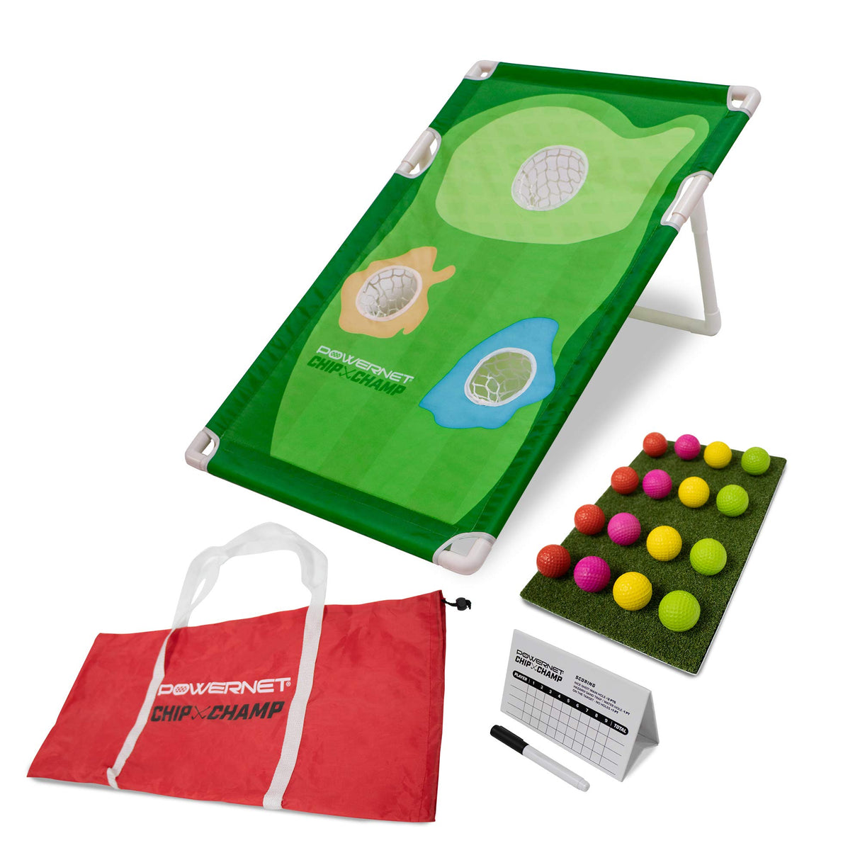 Chip Champ Golf Portable Cornhole Game